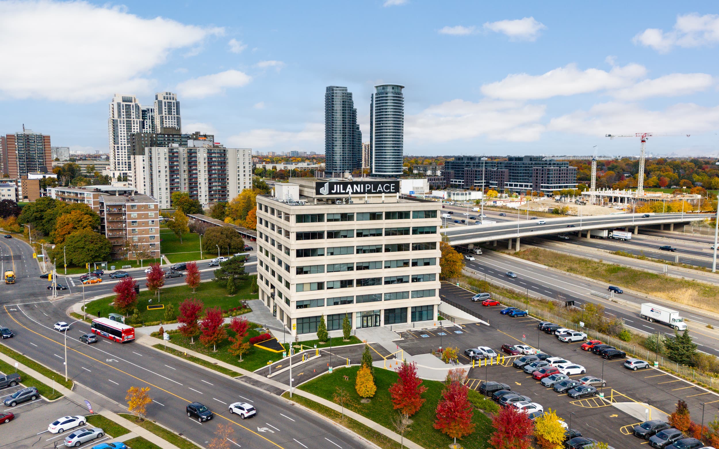Jilani Place building exterior at 295 The West Mall