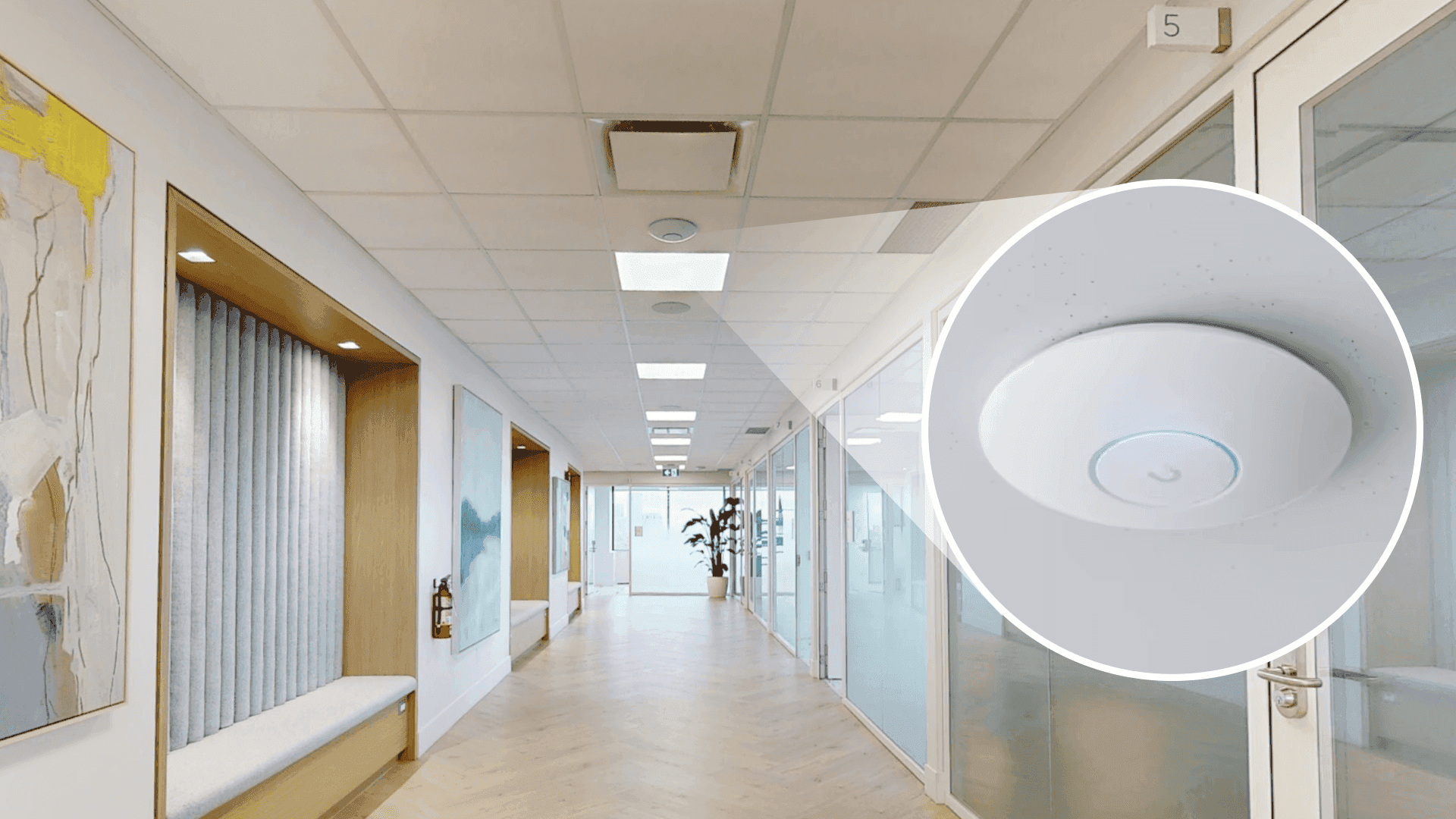 Ubiquiti access point at Jilani Place